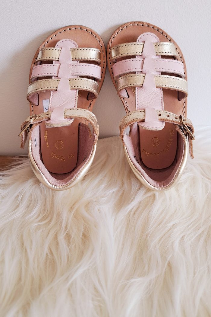 sandales dorées du pareil au même t21👶 - photo numéro 6