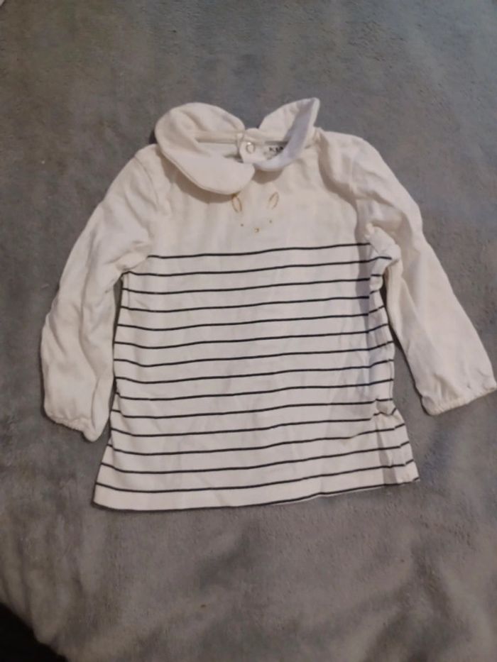 Tee-shirt manche longues 6 mois eco concept kiabi