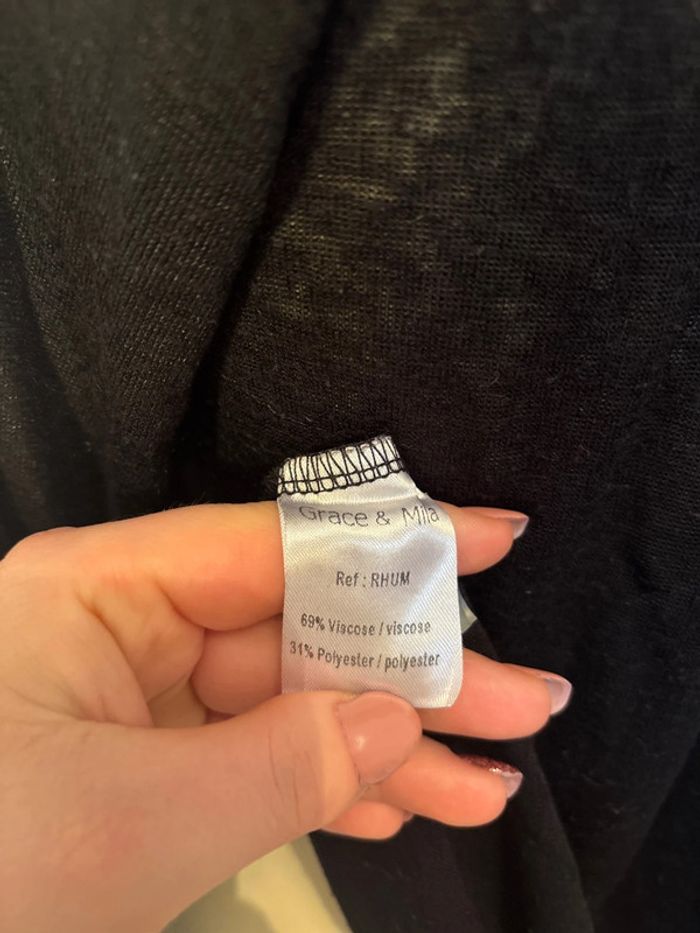 Blouse manches 3/4 femme taille L Grace&Mila - photo numéro 6