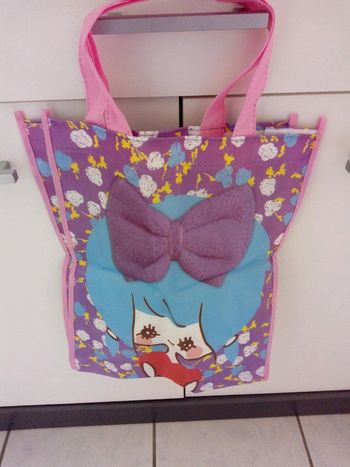 Sac tote bag rose kawaii