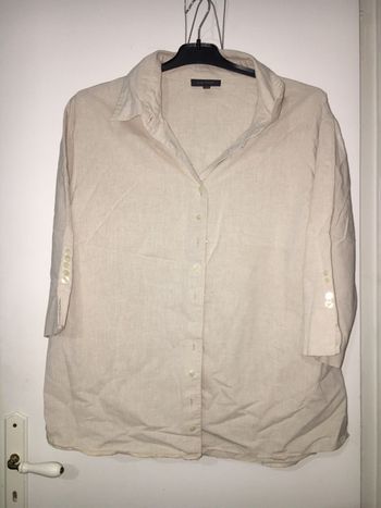 🌺 chemise femme beige 50/52