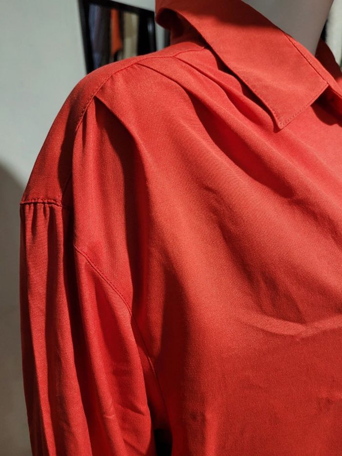 Chemise longue rouge - photo numéro 3