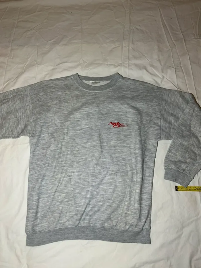 Pull gris vintage