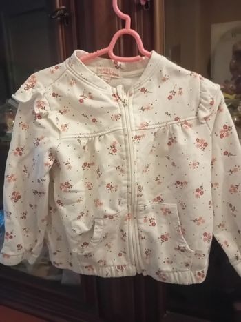 Sweat zippé 24 mois