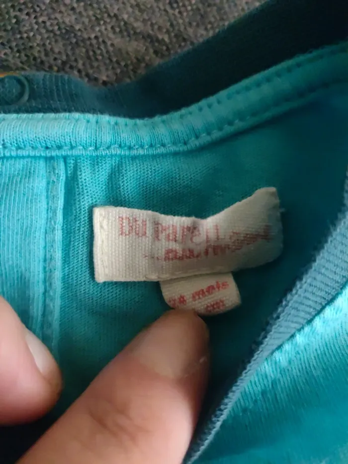 T-shirt bleu - photo numéro 2
