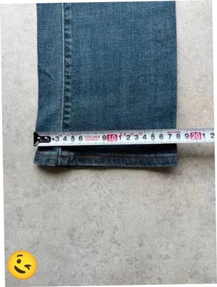 Jeans Levi's Bold Curve W27 FR36 coupe droite bleu Femme Women pan530b - photo numéro 4