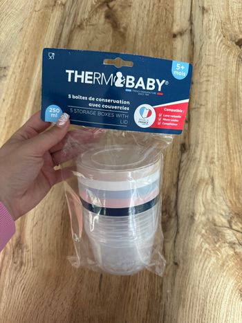 Boîtes de conservation bébé 
