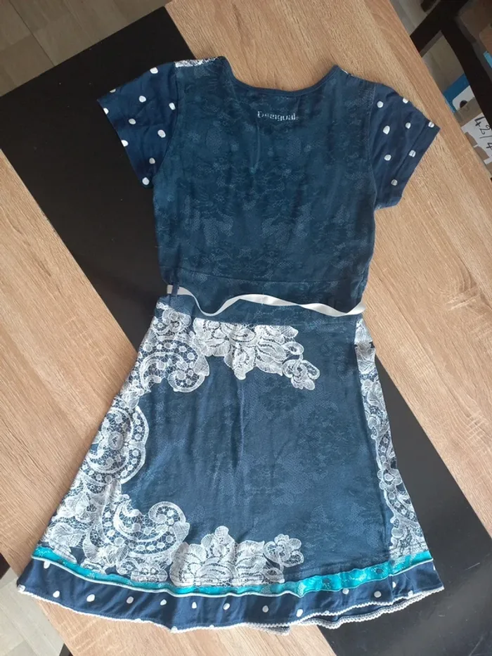 Robe bleue desigual 11/12 ans - photo numéro 4