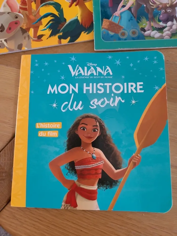 3 livres disney Vaiana et reine des neiges - photo numéro 4