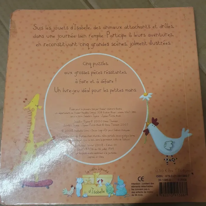 Mon grand livre de 5 puzzles - photo numéro 2