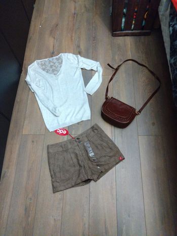 Tenue complète t 36 short esprit neuf pull t 36 38