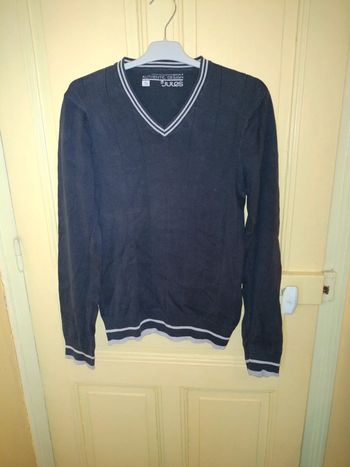 Pull noir et blanc