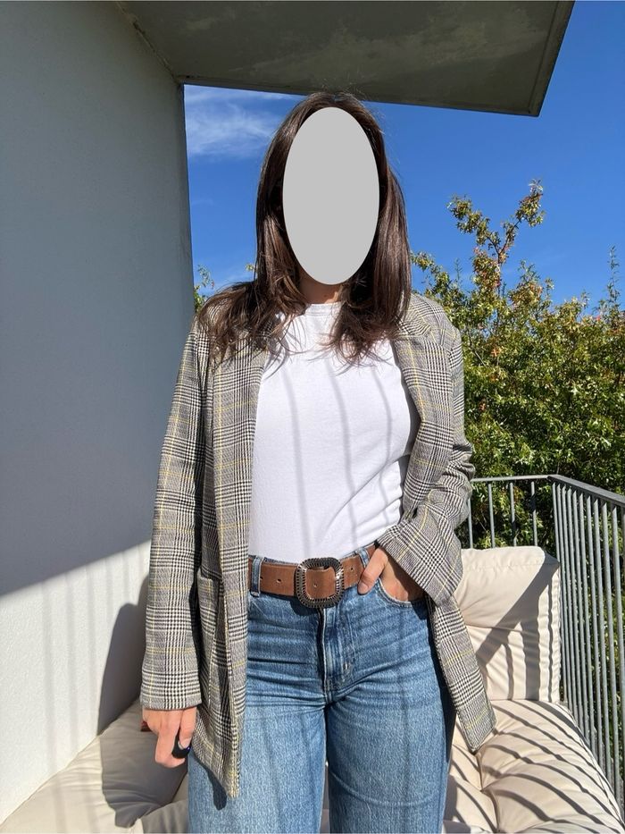 Blazer à carreaux Prince de Galles