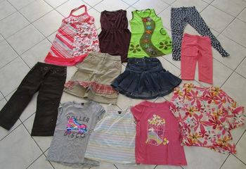 Lot fille été 10 ans