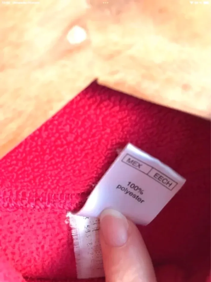 Pull Quechua polaire rouge framboise taille XS - photo numéro 4