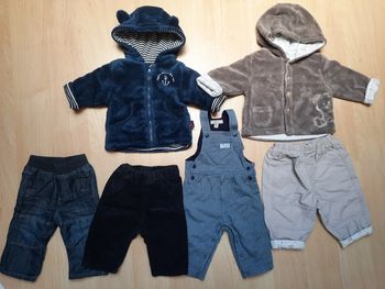 Lot vêtements garçon hiver T.3 mois
