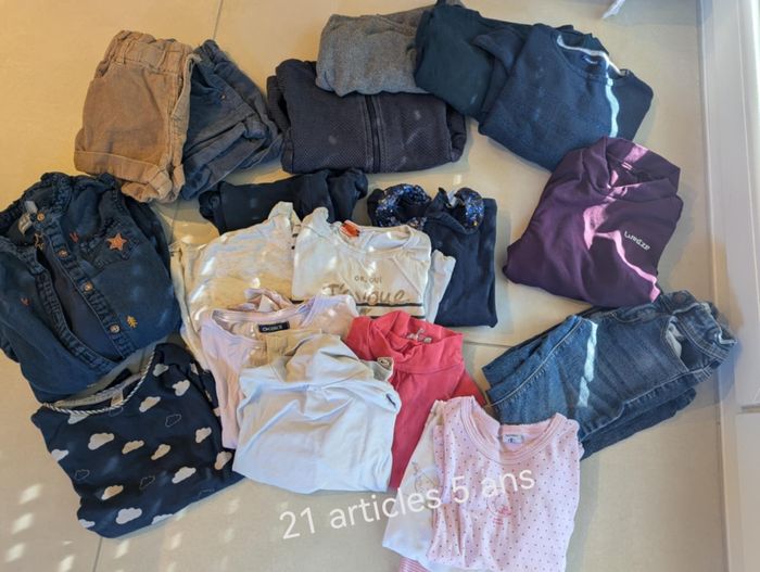 Lot automne hiver 5 ans - 21 articles