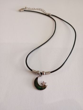 Collier lune étoile