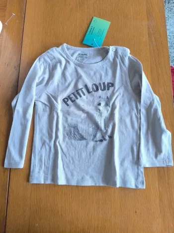 318852 tee-shirt ML garçon 24 mois kiabi