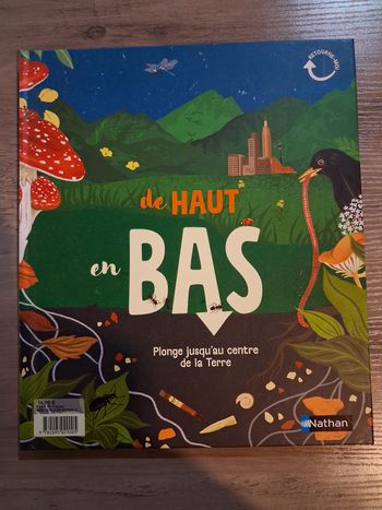 Livre éducatif de haut en bas Nathan 