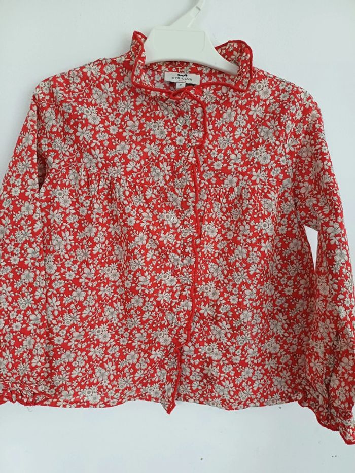 Blouse liberty cyrillus 6 ans