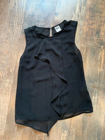 Débardeur noir  élégant