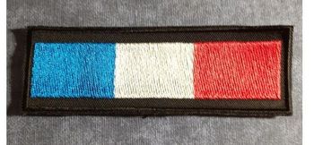 Patch drapeau de France brodé à coudre