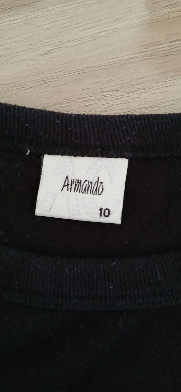 Tee-shirt manches longues garçon Taille 10 ans,  marque Armando - photo numéro 3