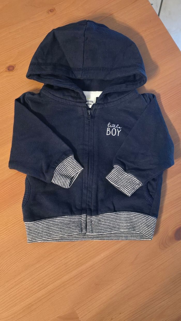 💙💙🥰😍 superbe lot sweats molleton 3 mois garçon😍🥰 💙💙💙 - photo numéro 9