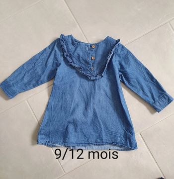Robe manches longues 9 / 12 mois