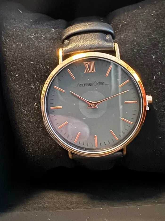 Andreas Osten Mixte Adulte Analogique Montre avec Bracelet en Cuir AO-237 - photo numéro 4