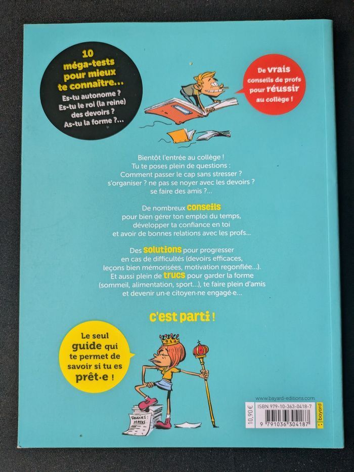 Livre neuf college es tu prête pour la 6e - photo numéro 3