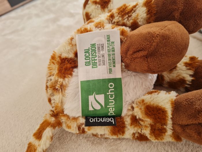 Bouillotte peluche girafe - photo numéro 4