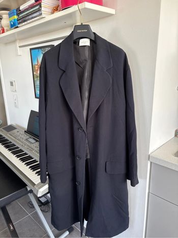 Trench Sandro long noir taille L - bon état
