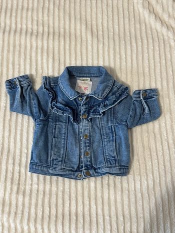 Veste jean - fille - toute saison - Tape à l’œil - taille 6 mois - très bon état