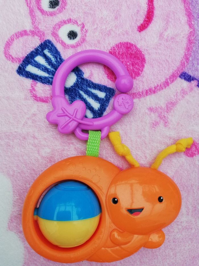 Hochets éléphant et escargot Fisher price - photo numéro 3