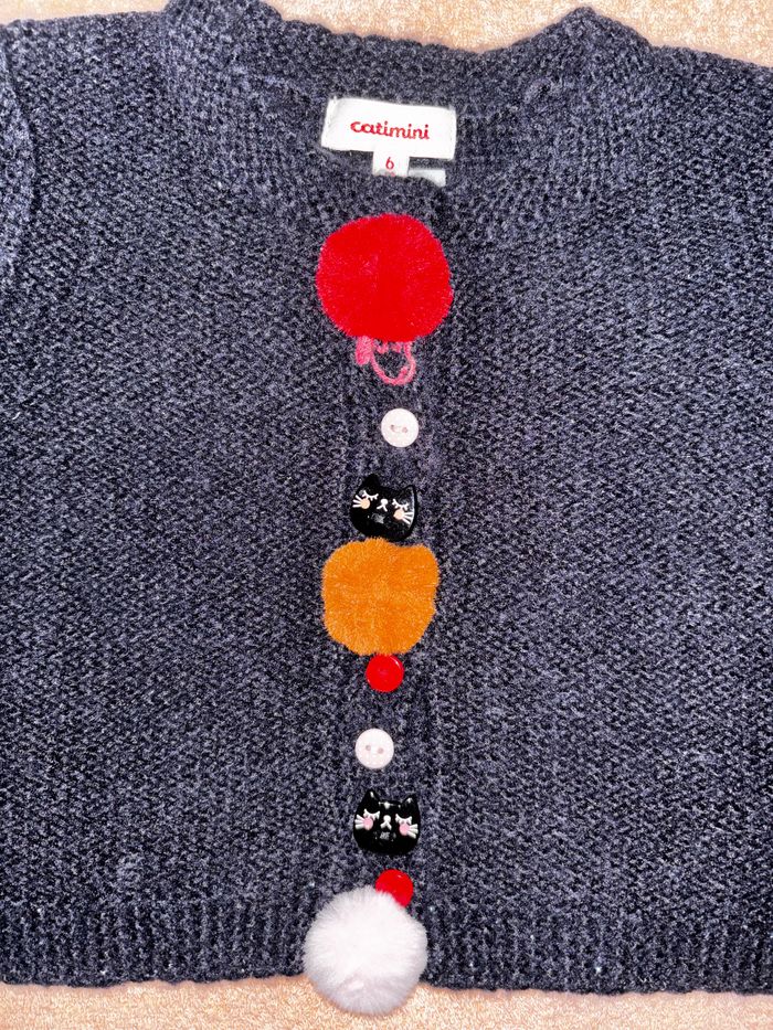 Gilet De La Marque Catimini Original Neuf Avec Étiquette ( -70% ). - photo numéro 2