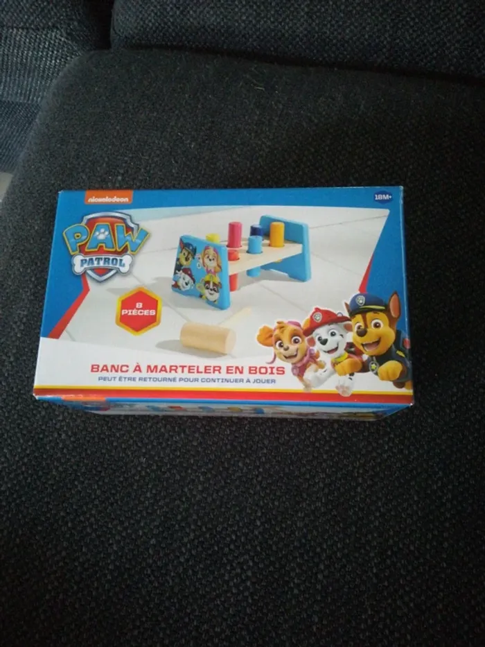 Banc à marteler en bois, Pawpatrol, 18 mois - photo numéro 4