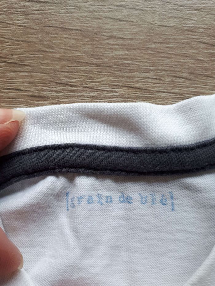 Ensemble  pantalon t shirt manches longues 6 mois grain de blé - photo numéro 5