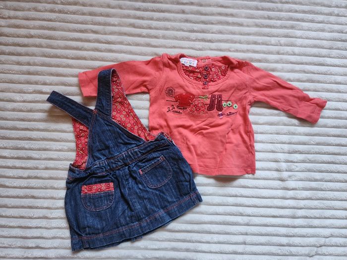 Lot 2 robes bébé fille La Compagnie des Petits – 6 mois 👗👶 - photo numéro 9