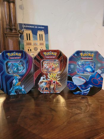 Vends 3 coffrets pokemon avec 3 cartes promo
