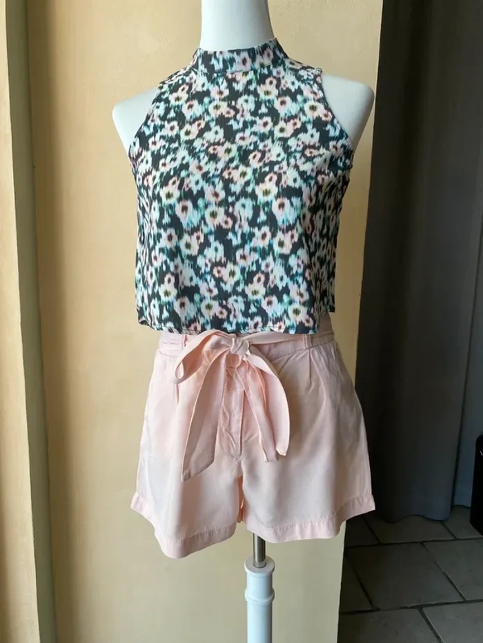 Short rose pastel Naf Naf 38 - photo numéro 3