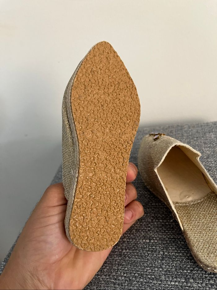 Babouches Dorées Pour Filles Taille 27 - photo numéro 6