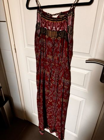 Robe longue bordeaux taille 38