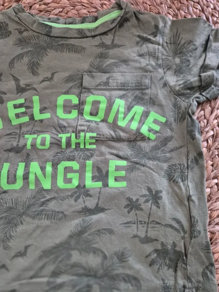 Tee-shirt jungle 3 ans - photo numéro 3