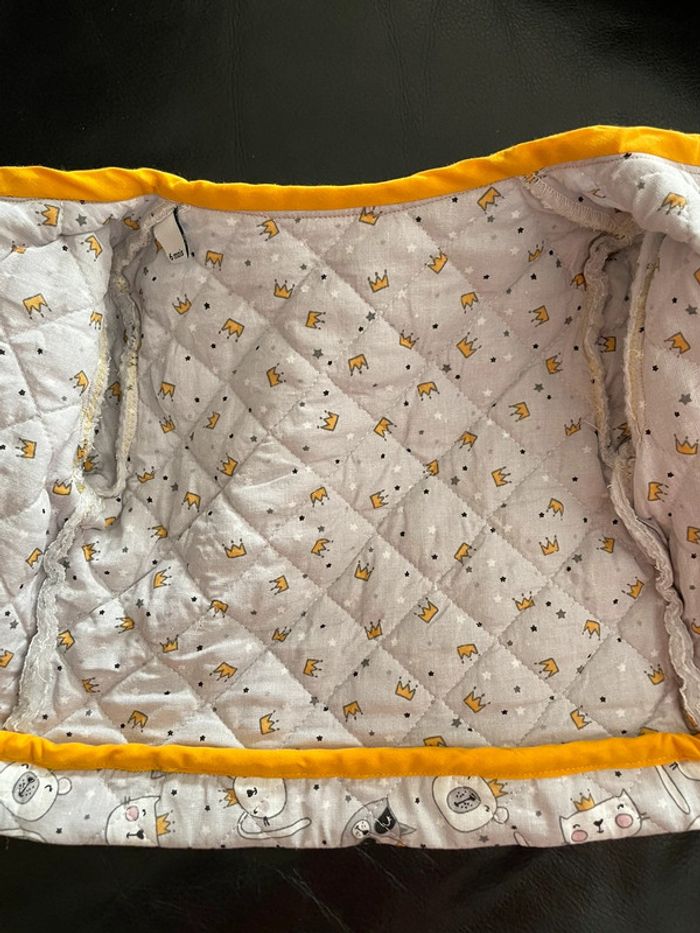 Veste bébé avec gant 6 mois fait main - photo numéro 4