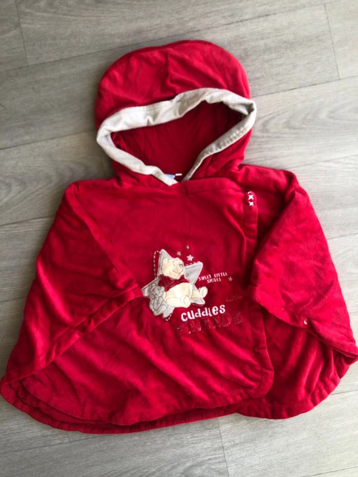 Poncho 18mois mixte Winnie l’ourson