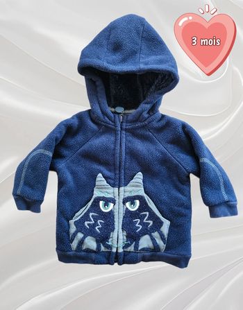 Veste gilet zippé polaire garçon 3 mois