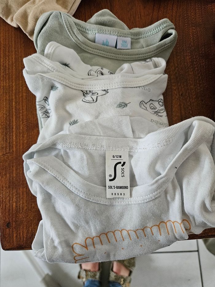 Lot de 3 body taille 1 ans