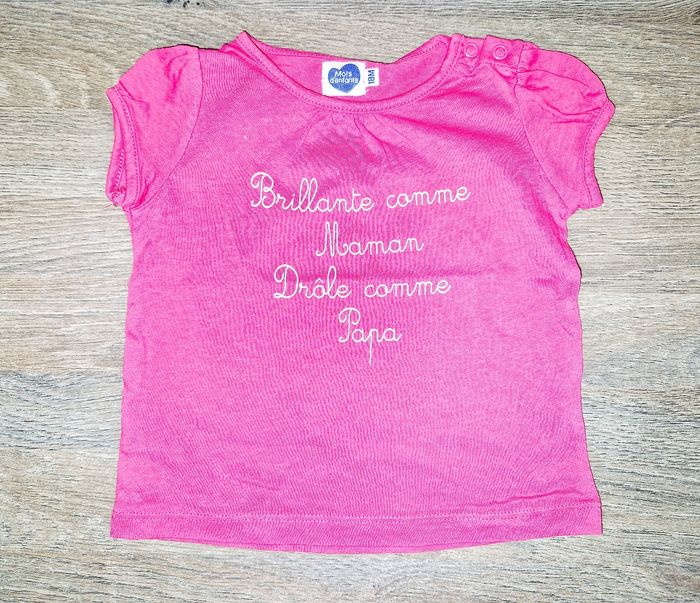 Tee-shirt manches courtes
18 mois